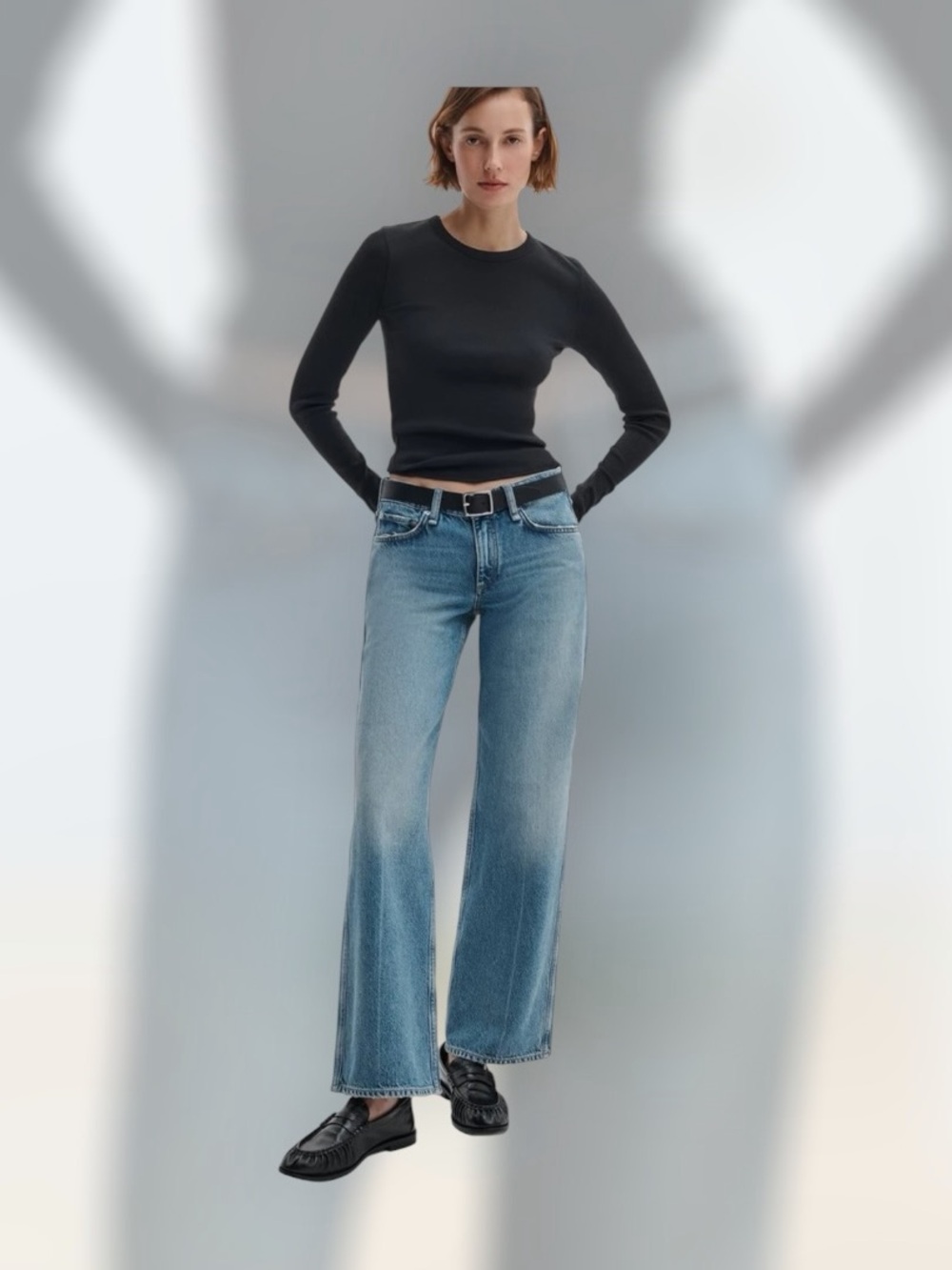 Rag and Bone The Essential Ribbed Long-Sleeve sweater